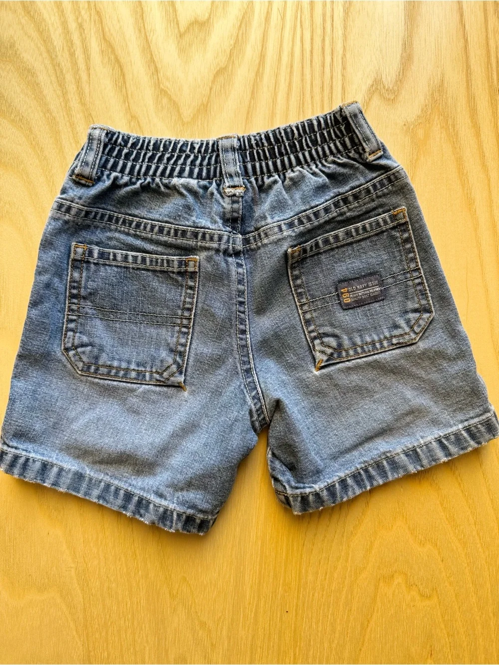 Vintage Old Navy blue denim shorts for kids 12-18 months